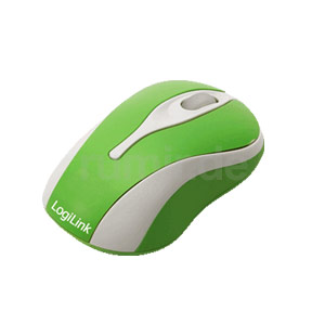 Maus optisch USB Mini mit LED grün