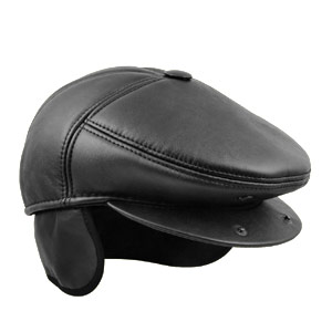 Schirmmütze mit klappbarem Ohrenschutz - Zavodskaja - schwarz
