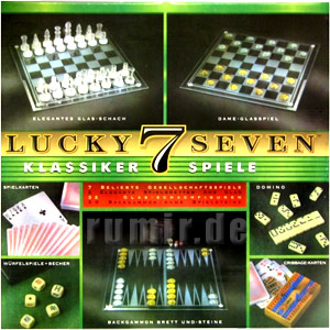 Lucky 7 Seven - Classic Games glasses