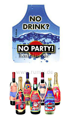 Mini Schürze - No Drink? No Party!